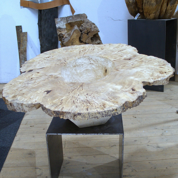 Blütenform 1 aus Pappel Maserholz