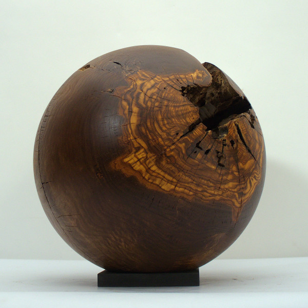 Holzurne aus Olivenholz