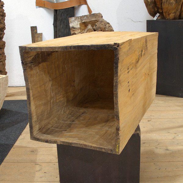 Geometrische Form aus Pappelholz